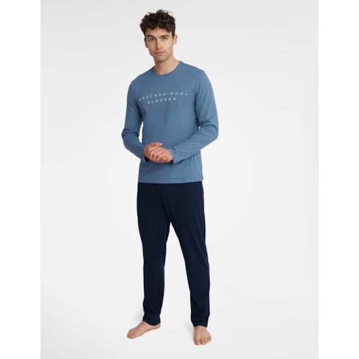 Piżama Insure 40963-55X Niebiesko-Granatowa Niebiesko-Granatowy, XXL