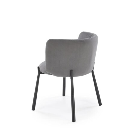 Krzesło tapicerowane K531 VELVET szare