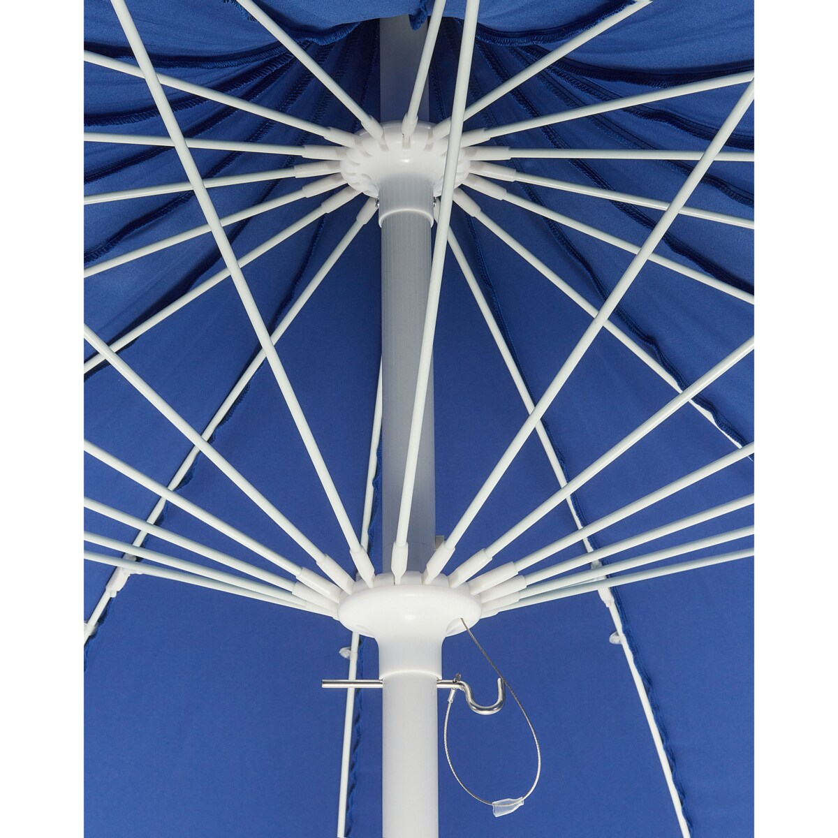 Parasol ogrodowy 245 cm niebieski MINOA