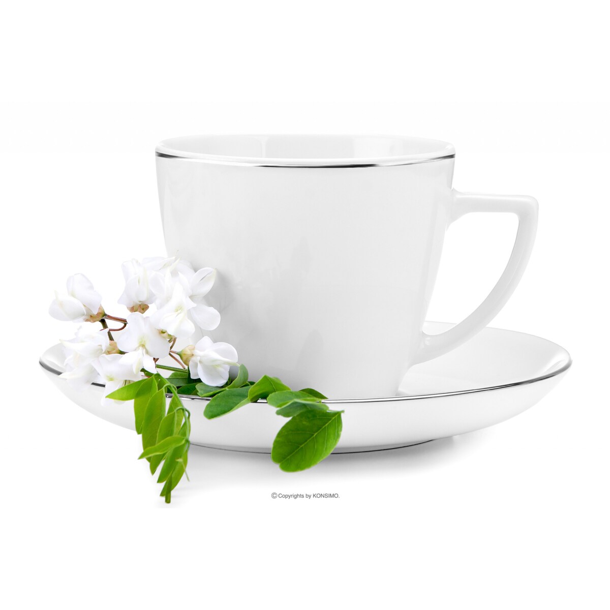 Komplet filiżanek 6os. (12el.) BOSS PLATYNOWA LINIA