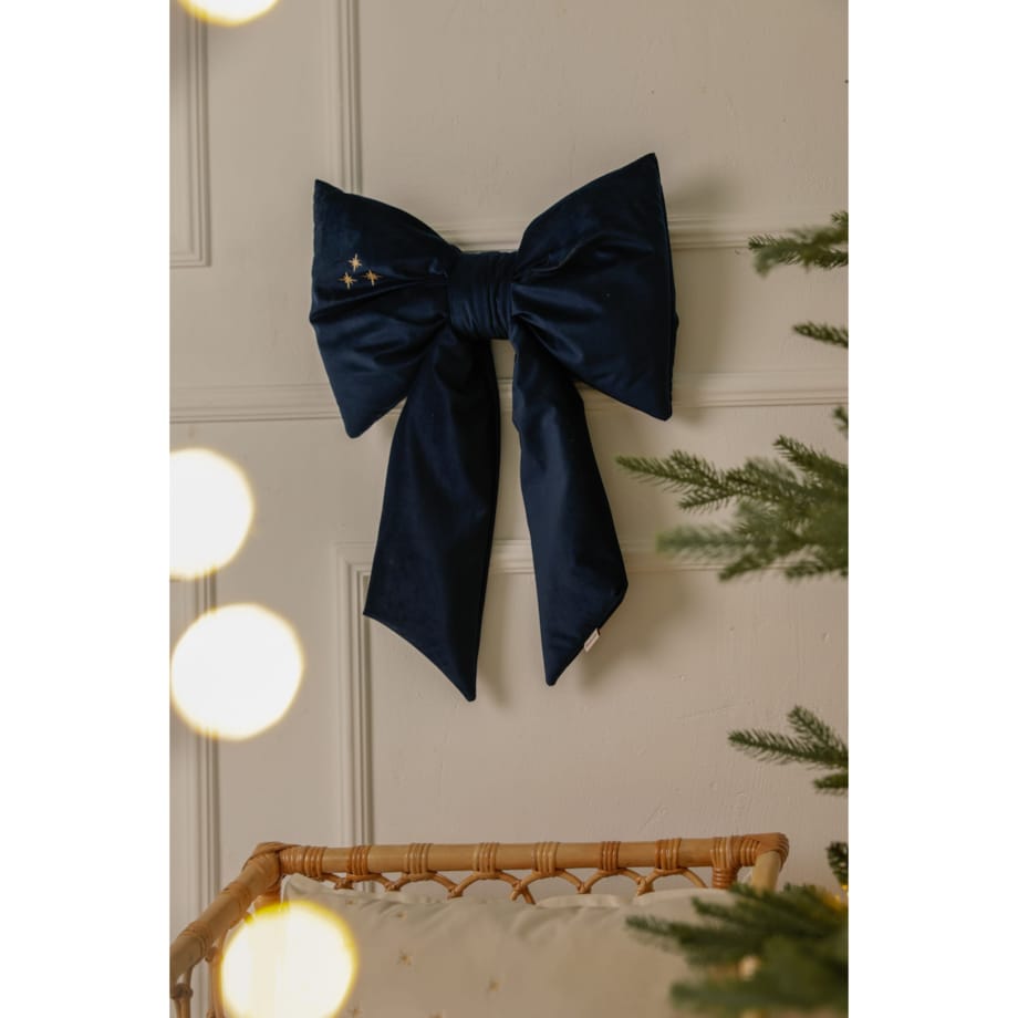 Kokarda Świąteczna Delux Royal Blue - L