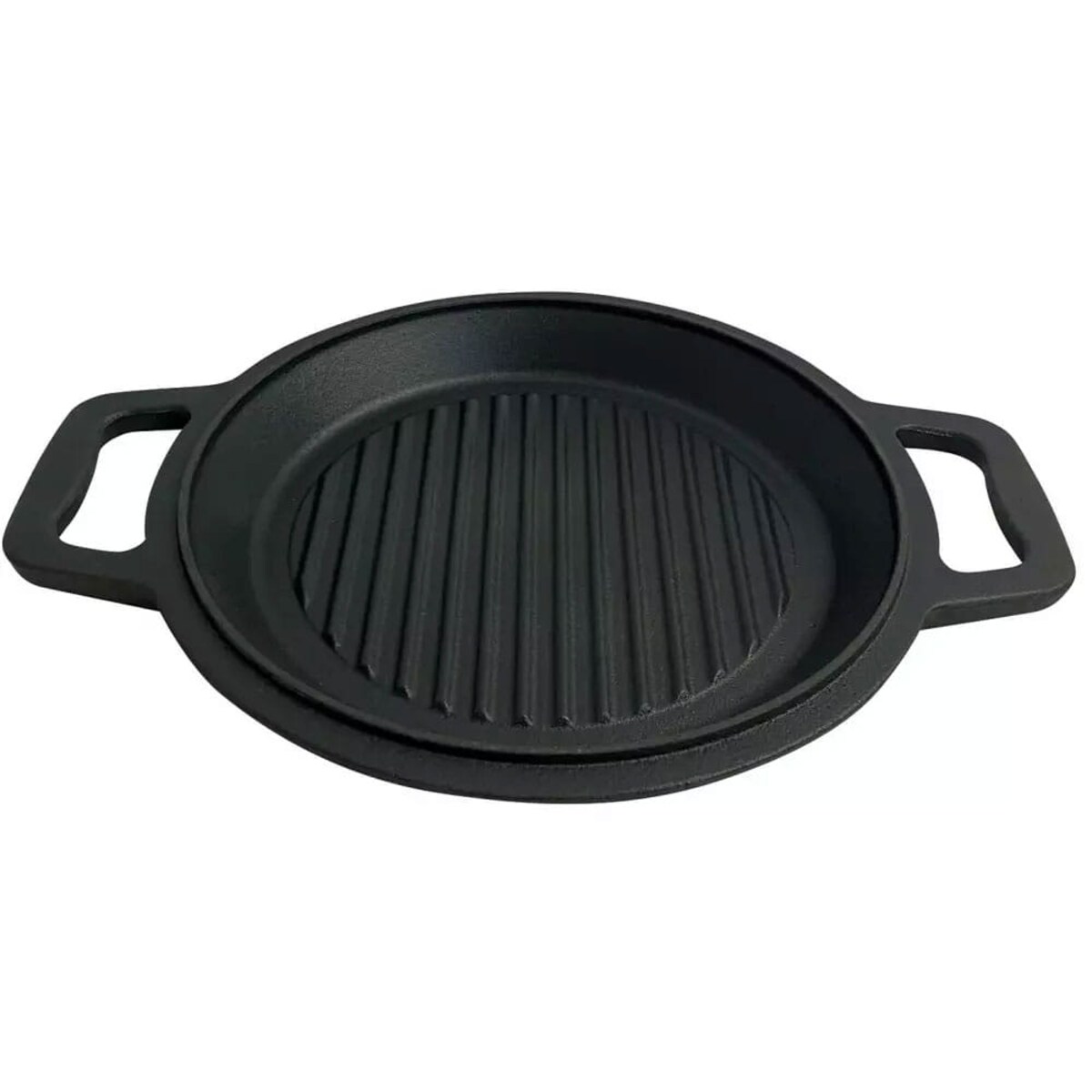 Kociołek żeliwny myśliwski 8.0L z patelnią grill 2 w 1 KINGHOFF