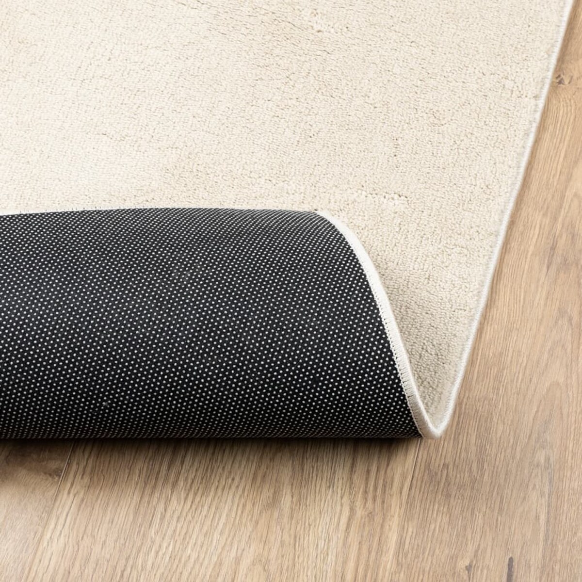 vidaXL Dywan OVIEDO z krótkim włosiem, beżowy, 240x240 cm