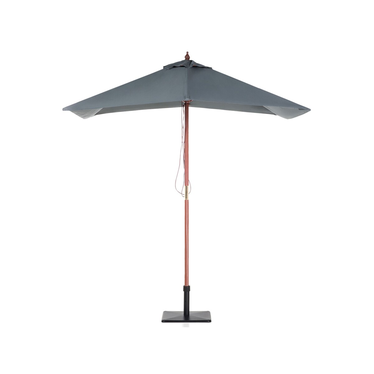 Parasol ogrodowy 144 x 195 cm szary FLAMENCO