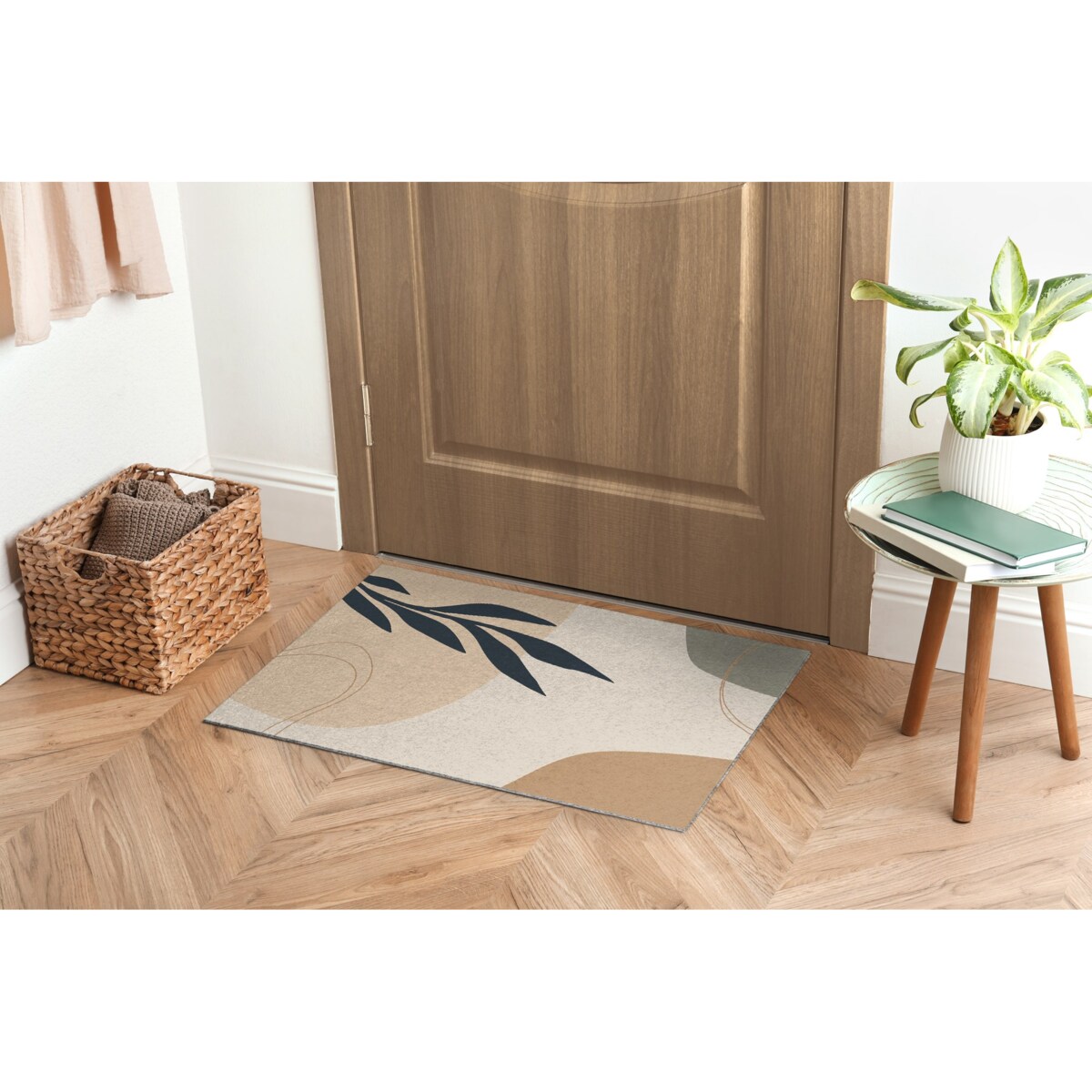 Wycieraczka do wnętrz Minimalistyczny Liść 90x60 cm