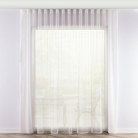 Firana na taśmie wave 300x245 ecru