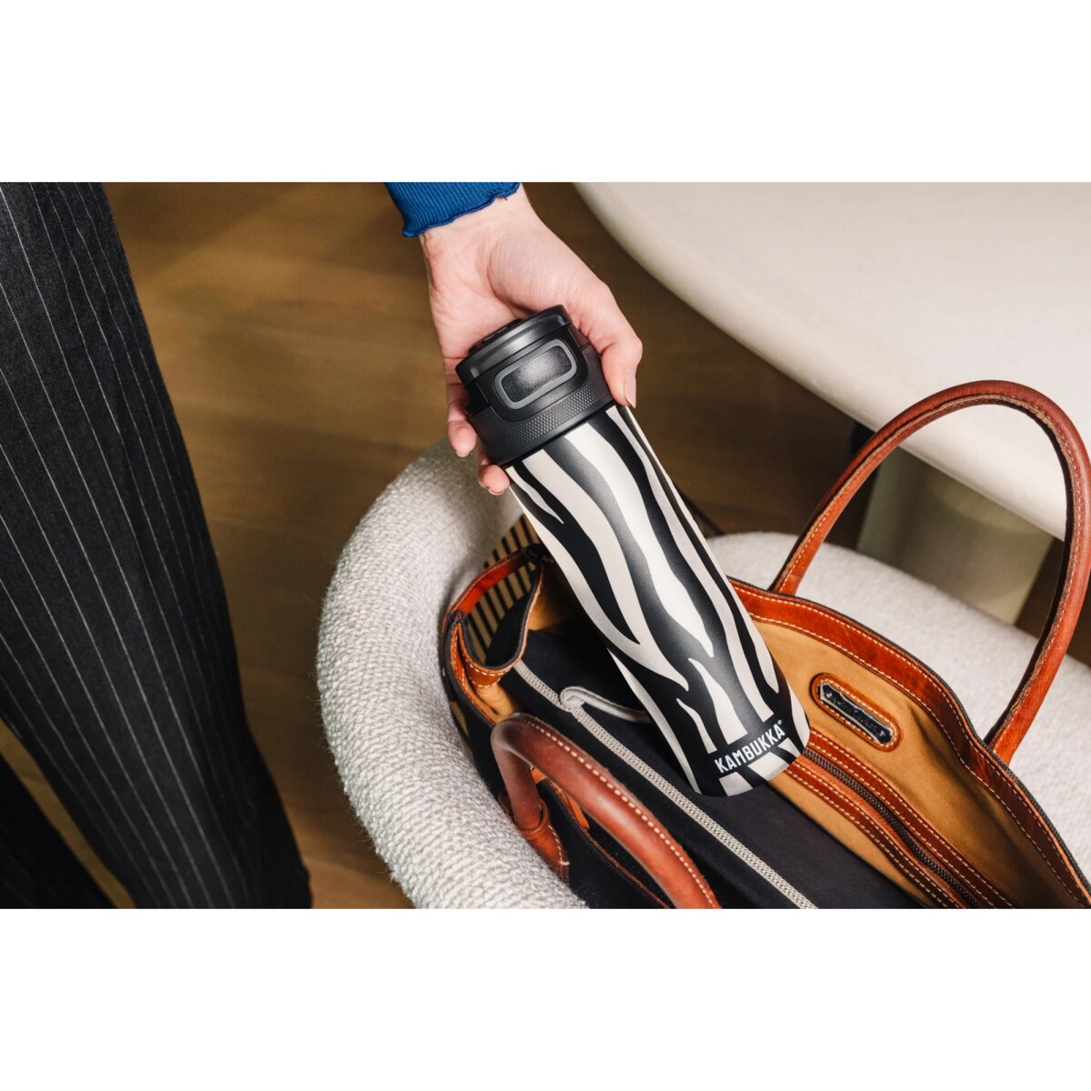 Kambukka butelka termiczna Elton Insulated 600 ml - Zebra Jungle