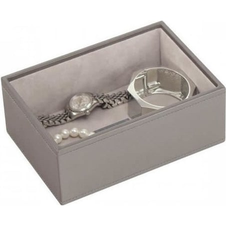 Szkatułka na biżuterię Stackers open mini szaro-beżowa