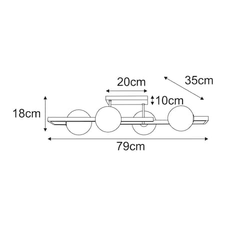 Lampa wisząca K-5771 z serii TORES