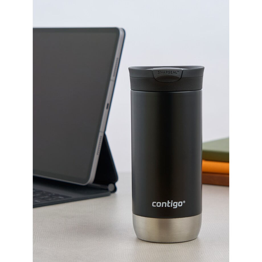 Kubek termiczny na kawę Contigo Huron 2.0 470ml - I love You - Czarny