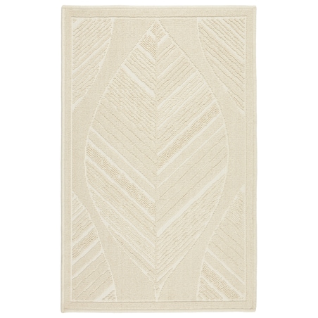 Dywanik łazienkowy Lino 50x80 cm bawełniany boho beżowy