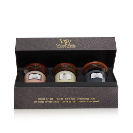 WoodWick zestaw prezentowy - 3 świece małe