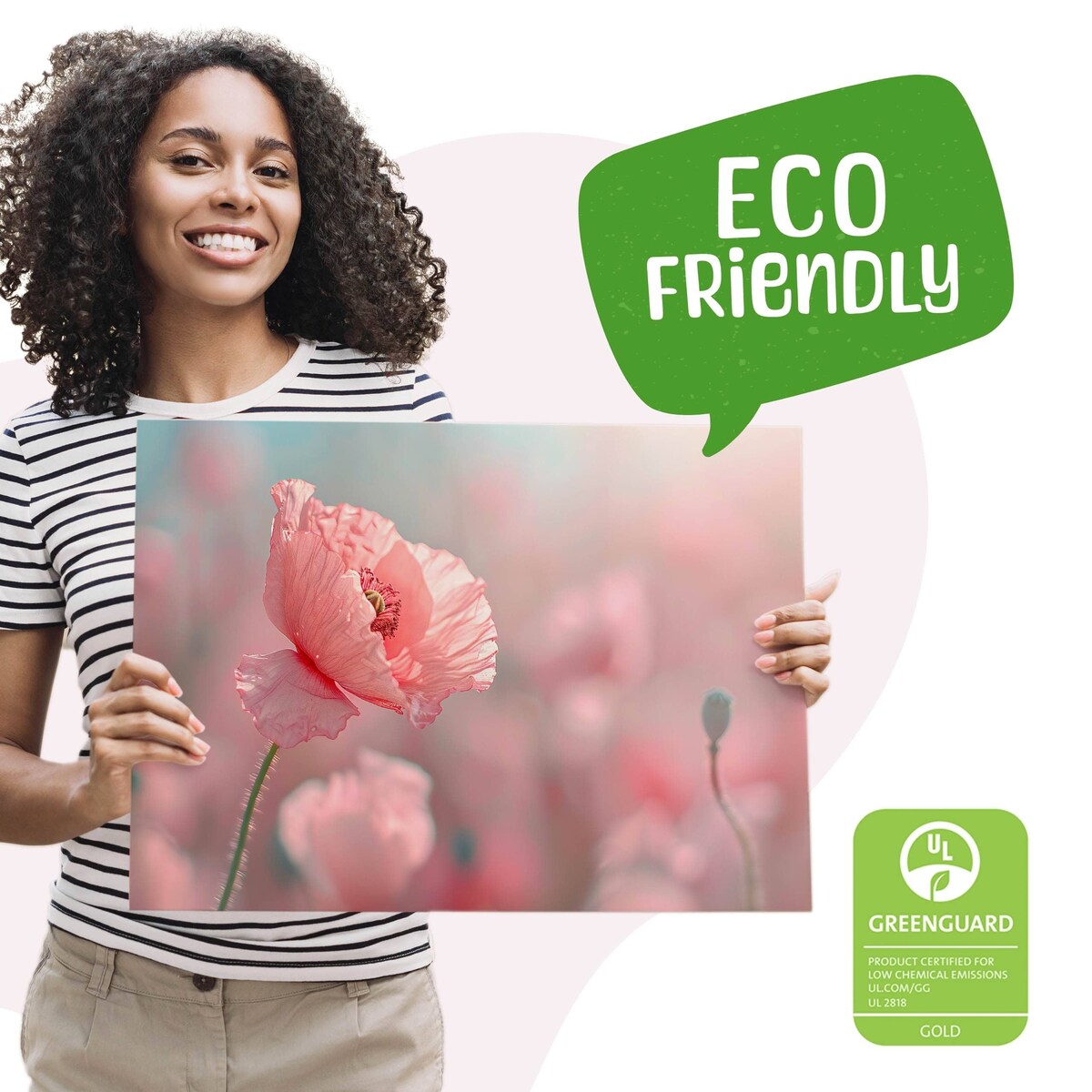 Obraz Do Jadalni Salonu Różowe Maki Polne Kwiaty Rośliny Łąka 120x80cm