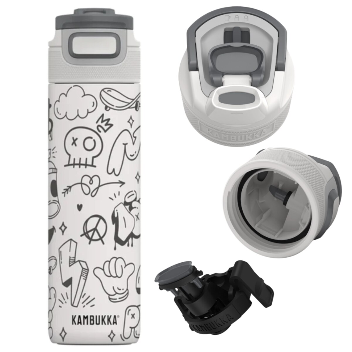 Butelka termiczna termos Elton Insulated 600 ml - Street Art