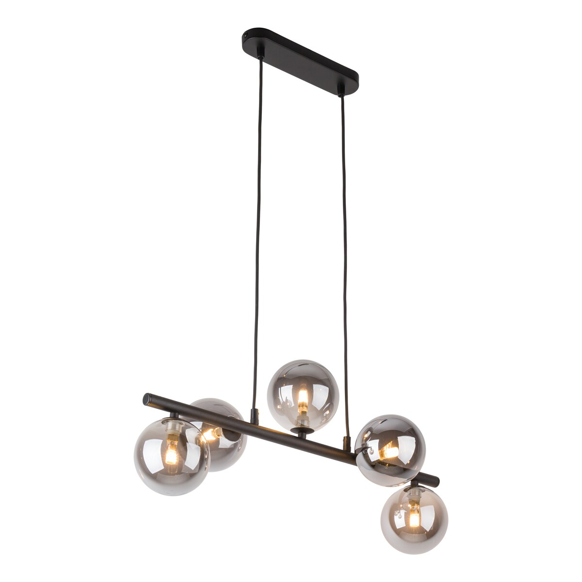 Loftowa lampa wisząca do jadalni ESTERA 6707 TK Lighting kule czarne