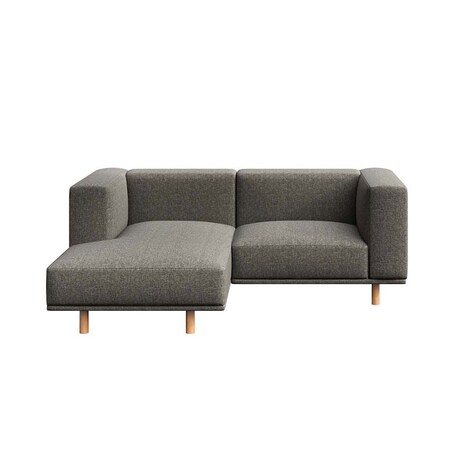 Kukumo sofa narożna lewa Szara