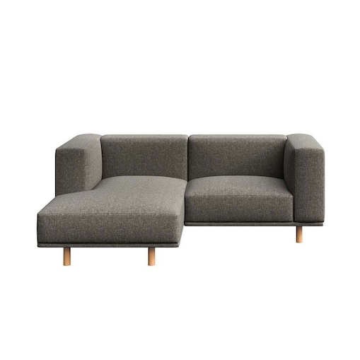 Kukumo sofa narożna lewa Szara