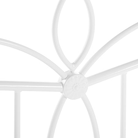 Łóżko Metal ANTLIA 180 x 200 cm Biały