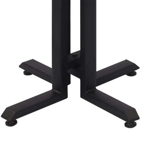 vidaXL Stolik barowy, 55x55x110 cm, drewno tekowe z odzysku