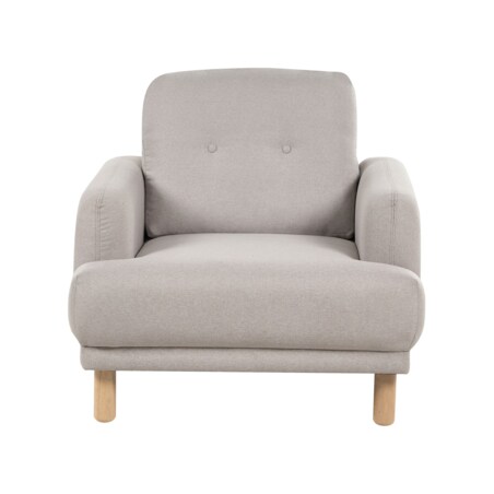 Zestaw wypoczynkowy tapicerowany beżowoszary TUVE