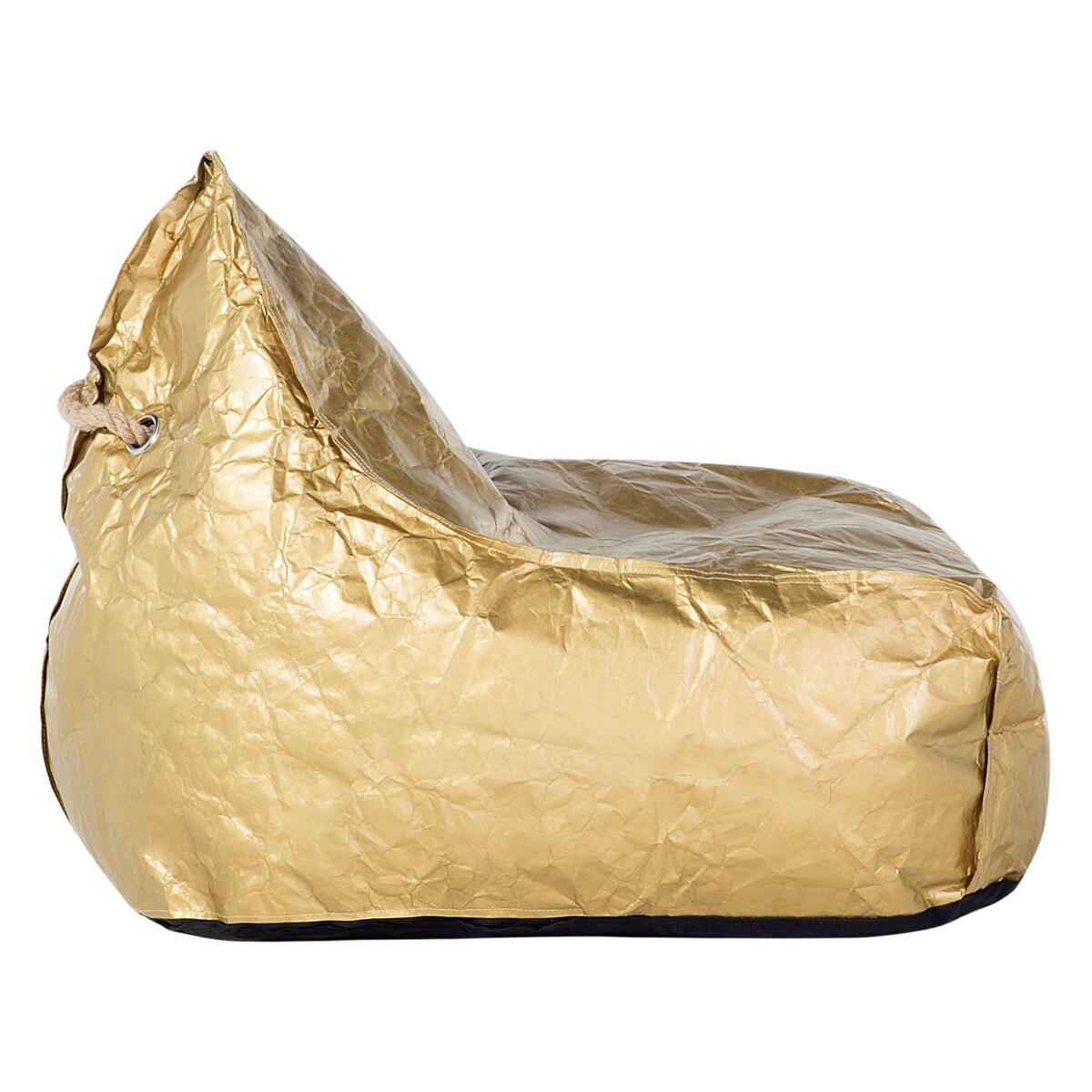 Fotel worek 200 L DROP 63 cm 75 cm Złoty