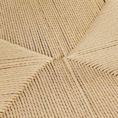 Krzesło z drewna bukowego z plecionkowym siedziskiem Yamoto naturalne