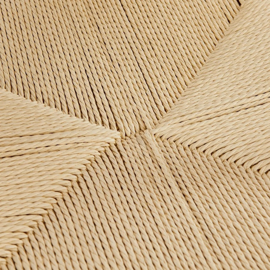 Krzesło z drewna bukowego z plecionkowym siedziskiem Yamoto naturalne