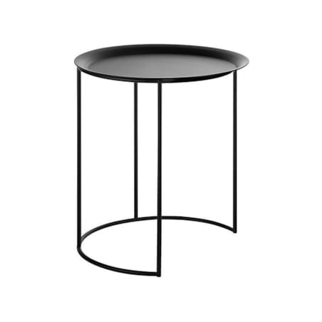 Zestaw 2 stolików pomocniczych TWINS Metal Czarny