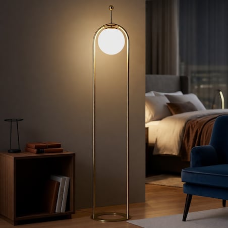 Lampa podłogowa GLAMY ARC, 168 cm