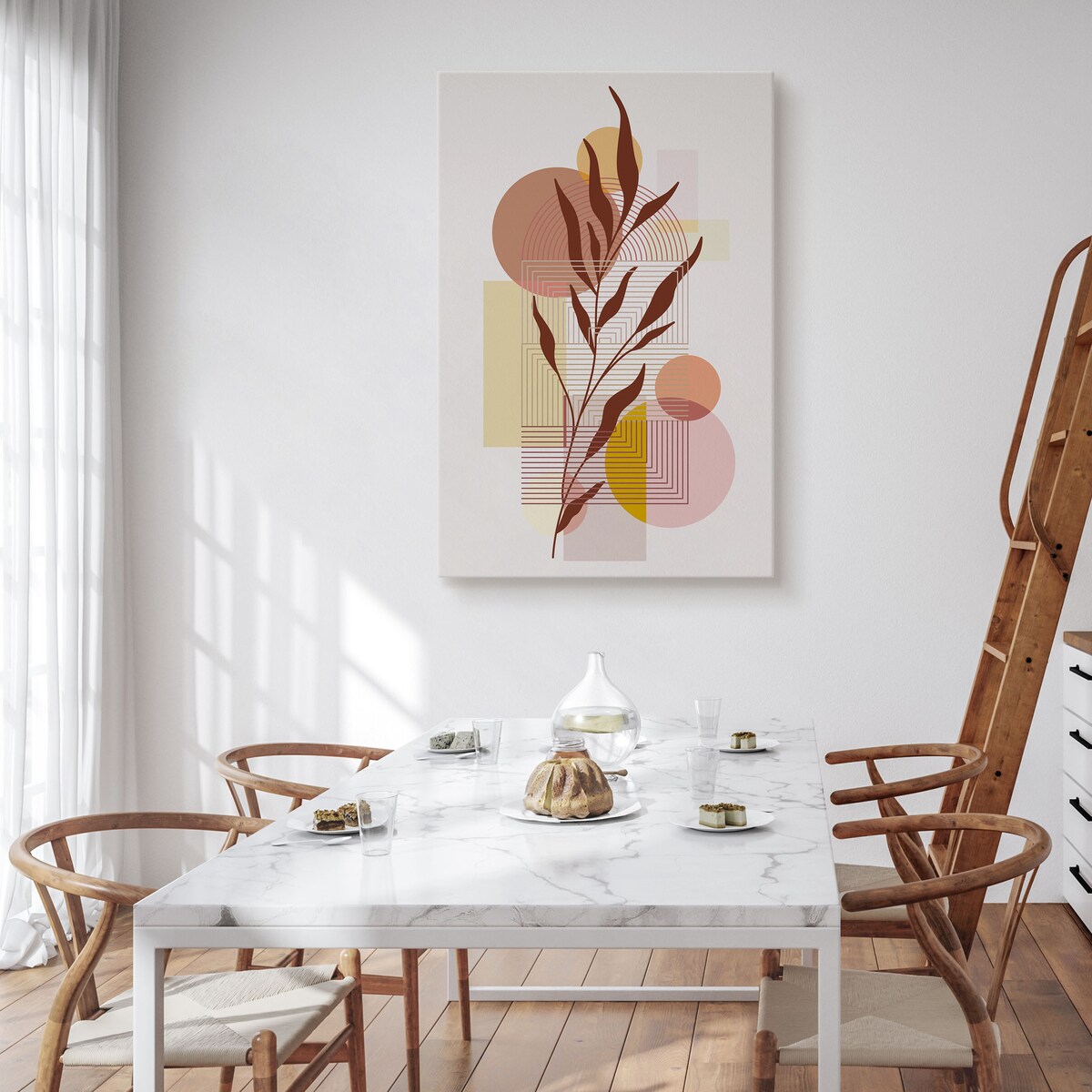 Obraz Gałązka w Stylu Boho 30x40cm