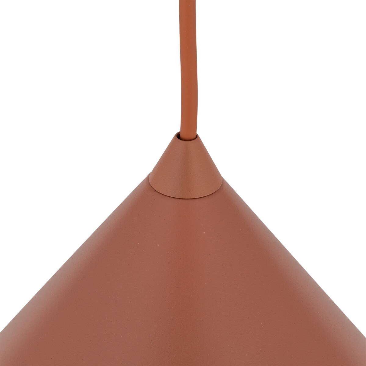 Lampa wisząca TK Lighting CONO BRICK 10076 czerwona E27 metal 19 cm regulowana wysokość do 140 cm