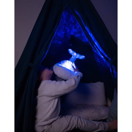 Projektor z pozytywką - Wieloryb biały ECO - Cloud b® Tranquil Whale™