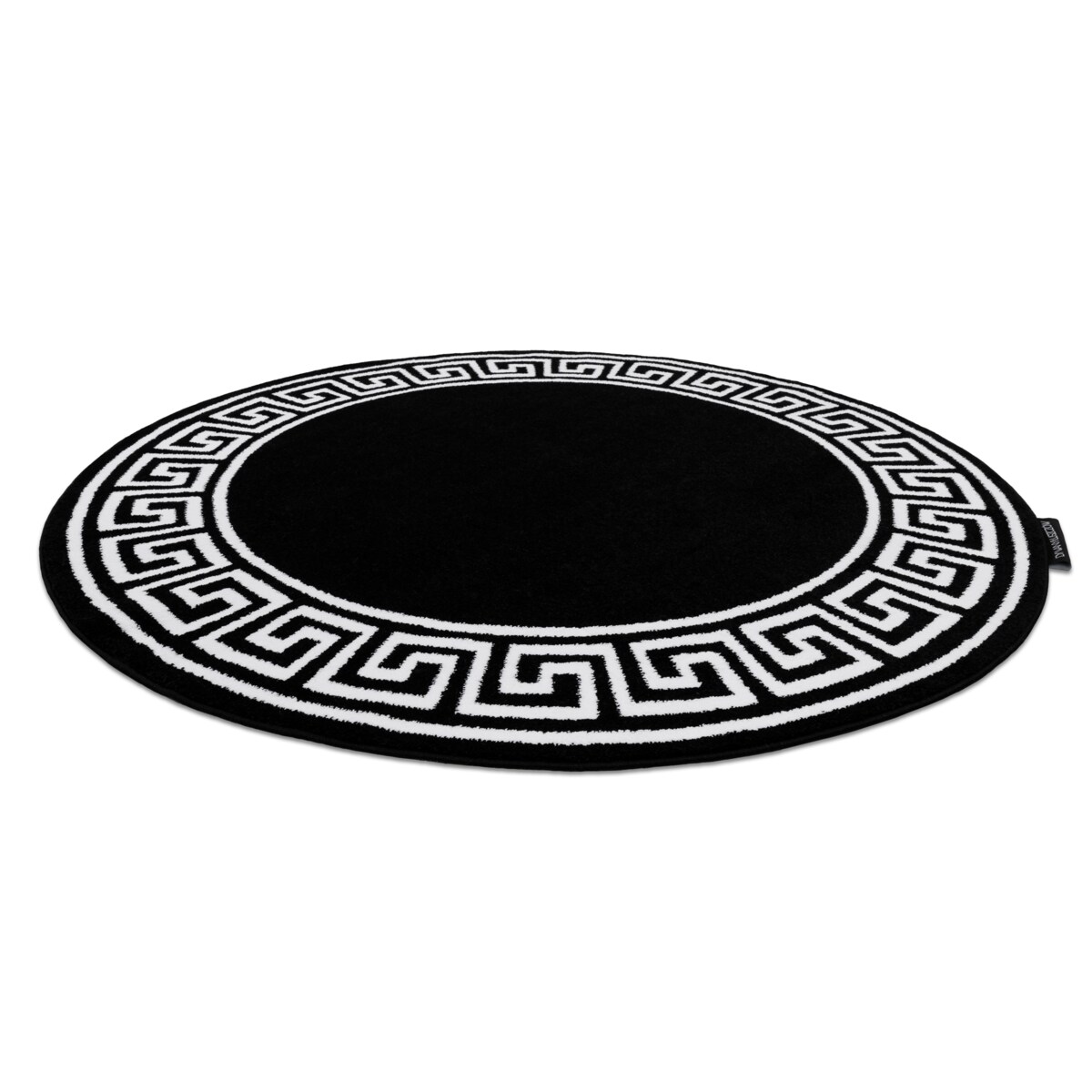 Dywan HAMPTON Grecos koło czarny koło 200 cm