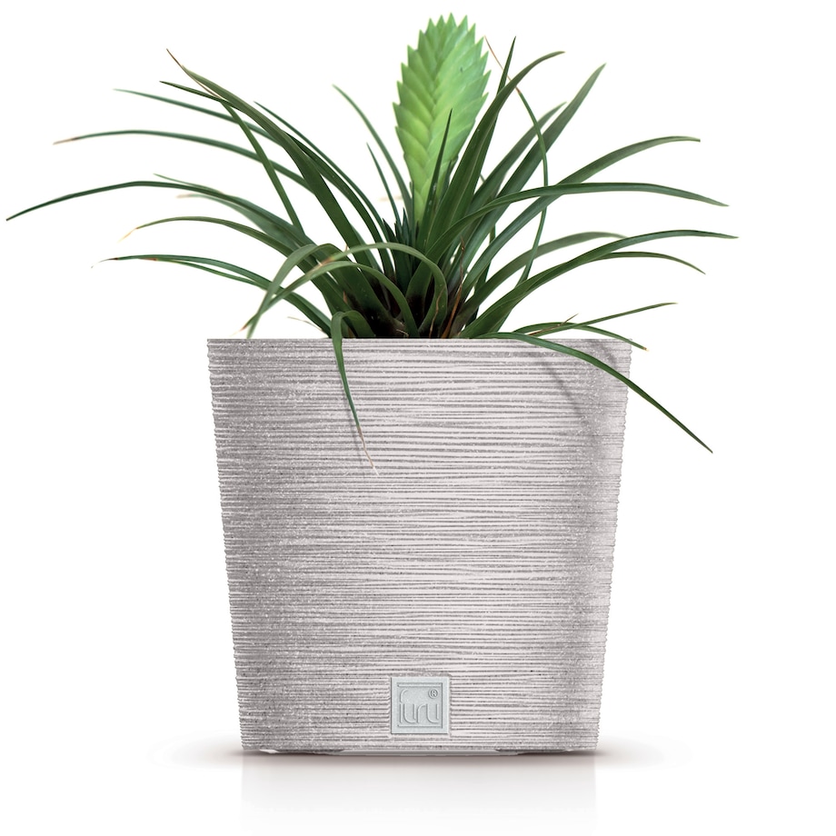 Doniczka Donica Ogrodowa 25/30 Cm Zestaw Na Taras Do Ogrodu Domu Eco Wood Biały