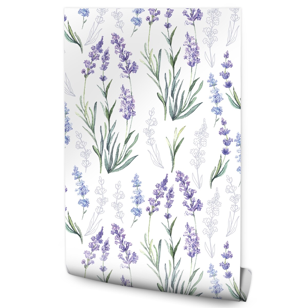 Tapeta lawenda fioletowe kwiaty natura