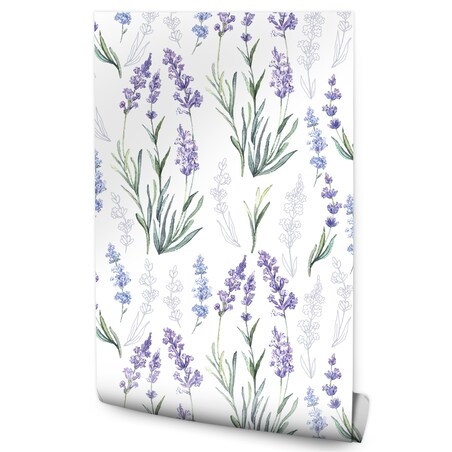 Tapeta lawenda fioletowe kwiaty natura