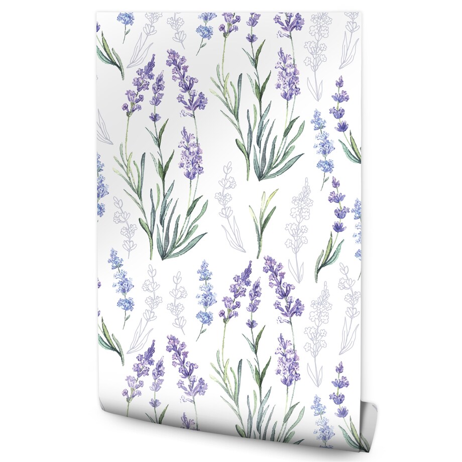Tapeta lawenda fioletowe kwiaty natura
