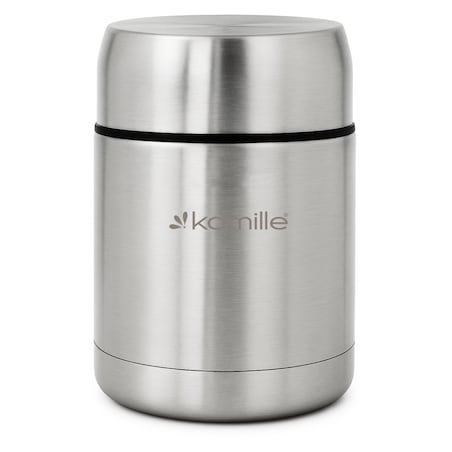 Stalowy termos obiadowy lunchbox lunch box na zupę obiad 0.5L KAMILLE