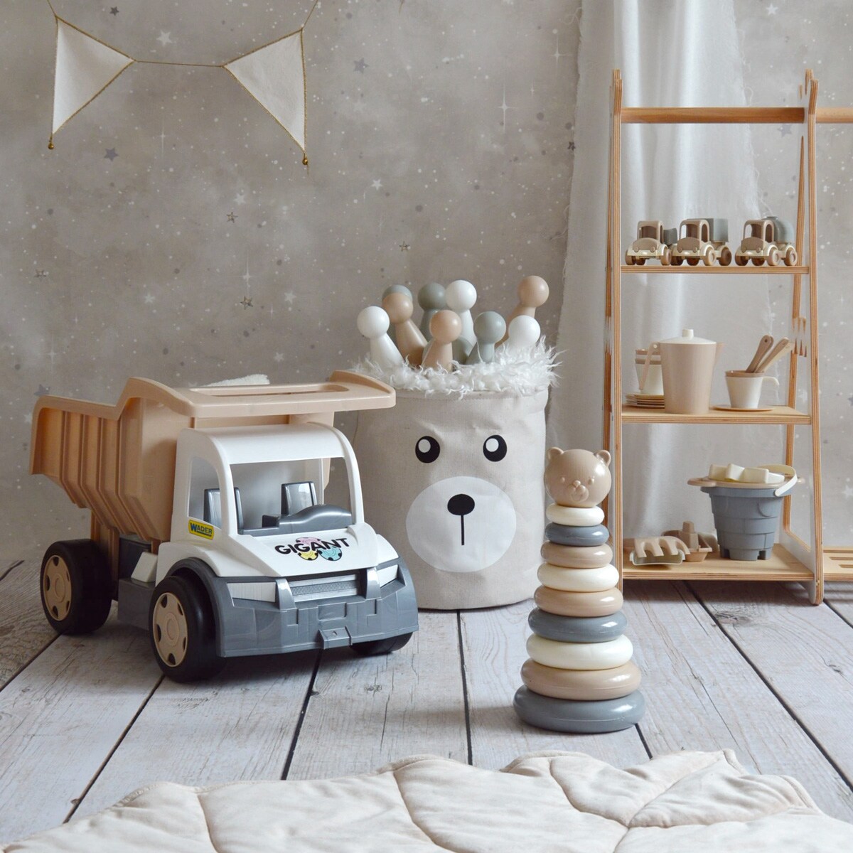 Biszkoptowa Chmurka Zestaw do gry w kręgle 11 el.