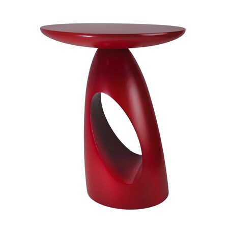 Stolik drewniany różne kolory Island, kolor bordowy