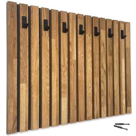 Drewniany wieszak na ubrania Lamele 80cm
