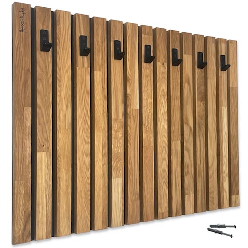 Drewniany wieszak na ubrania Lamele 80cm