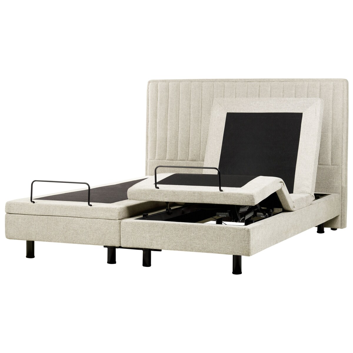 Łóżko regulowane DUKE II 180 x 200 cm Beżowy