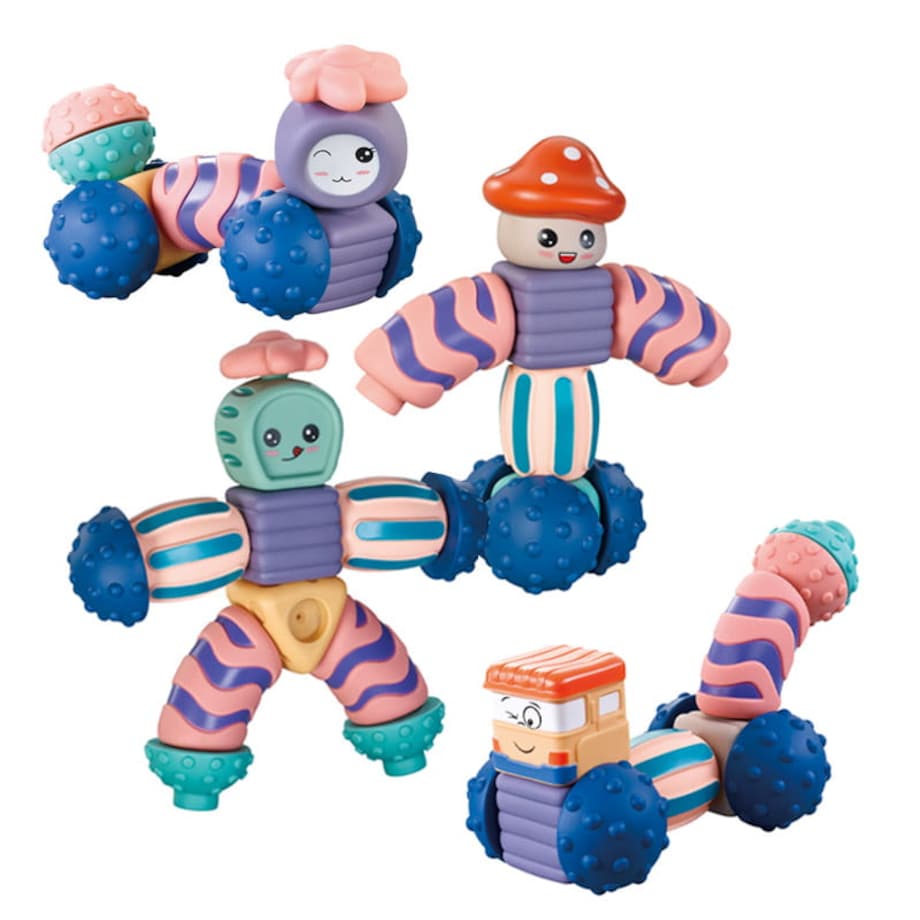 Łaziki z Marsa - miękkie klocki sensoryczne 20 elementów