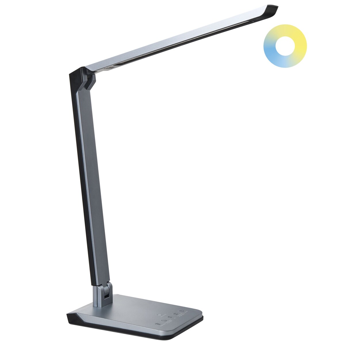 Lampa biurkowa LED PICTOR Ze ściemniaczem Ciemnoszary
