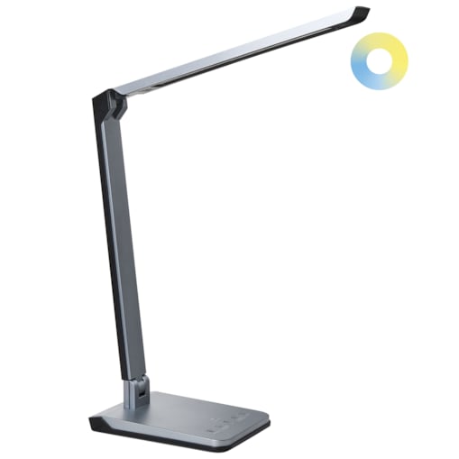 Lampa biurkowa LED PICTOR Ze ściemniaczem Ciemnoszary