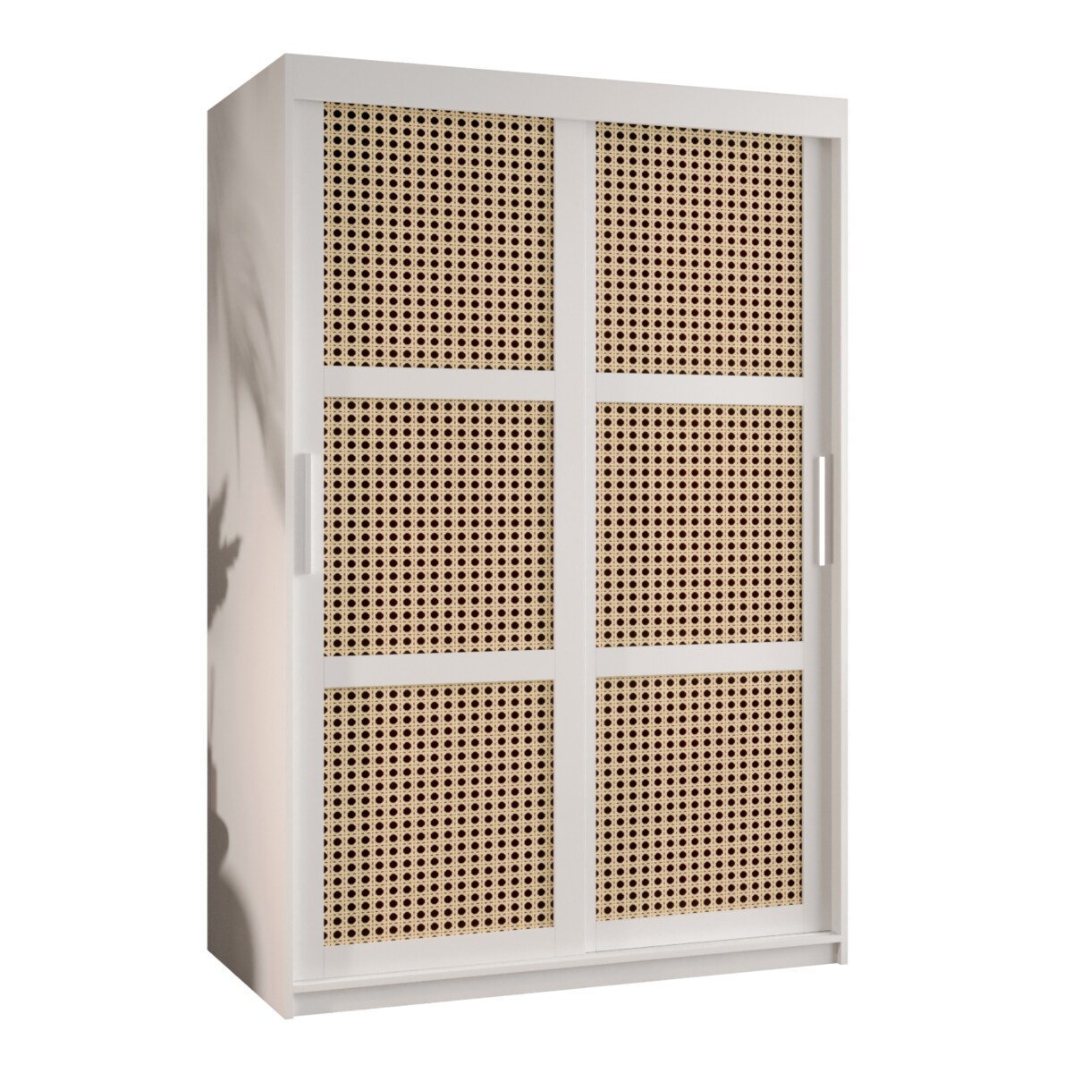 Szafa przesuwna Garderoba PLECIONKA WIEDEŃSKA 120 biały