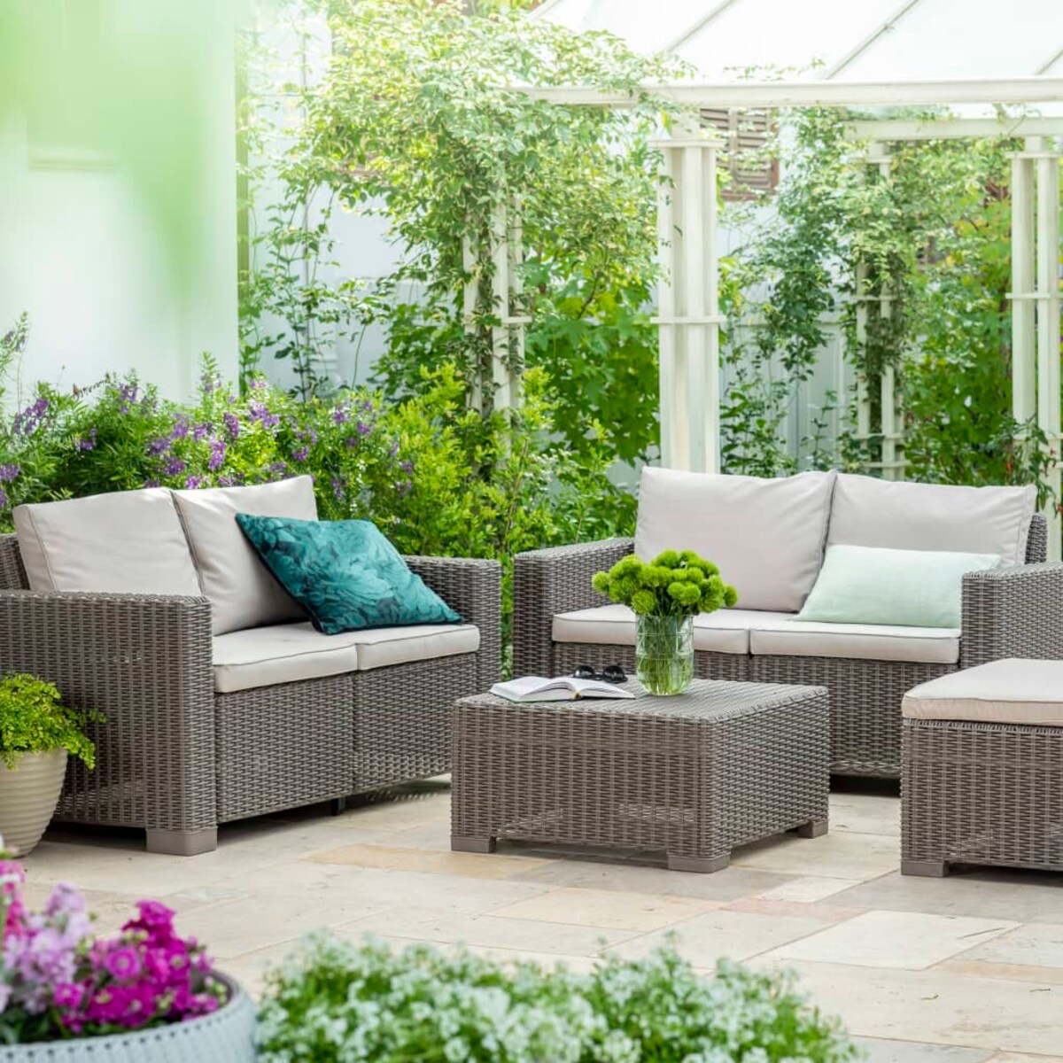 Keter Stolik ogrodowy California, cappuccino