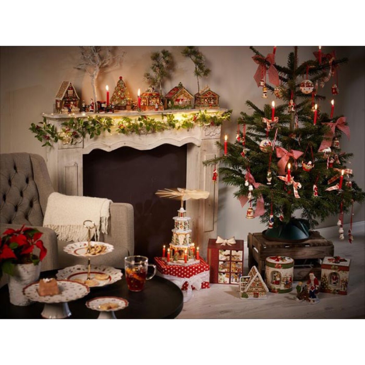 Pozytywka Domek z piernika Christmas, 16 x 16 x 13 cm, Villeroy & Boch