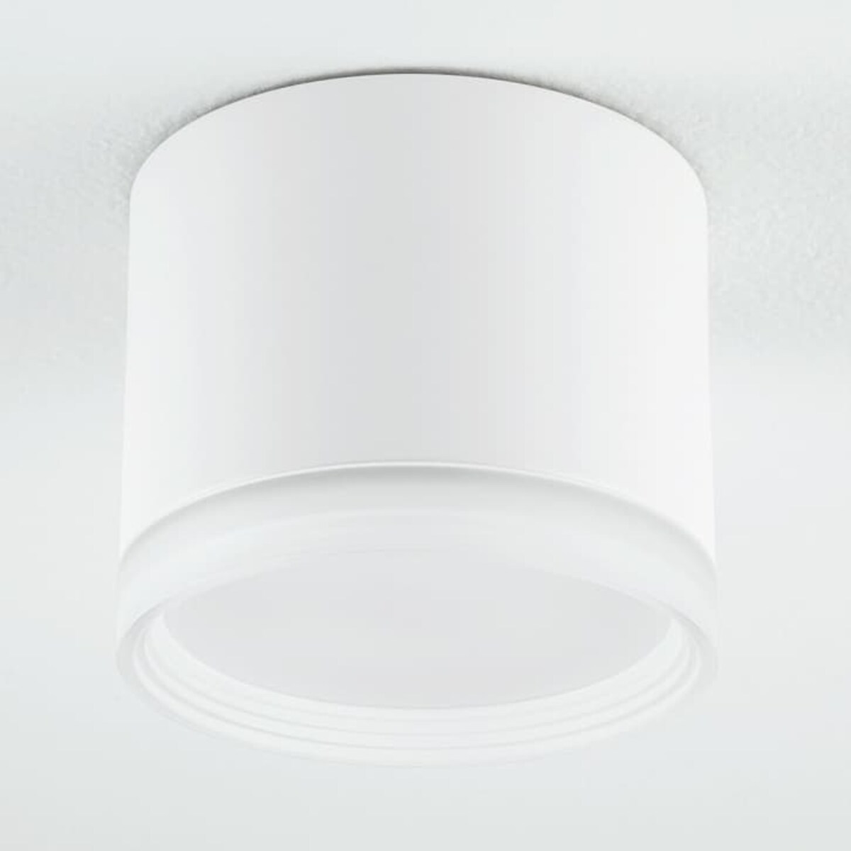 Natynkowa lampa sufitowa Silba 10476 Nowodvorski okrągła tuba biała